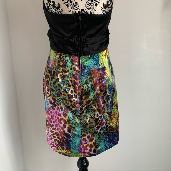Charlotte Russe Black and Multicolor Mini Dress - Picture 8 of 11